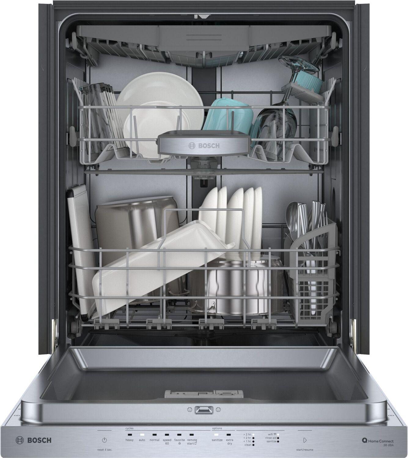 Bosch SHP95CM5N 500 Series, built-under dishwasher, 24'', Brushed steel anti-fingerprint