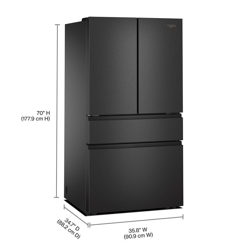 Whirlpool WRMF3336SV 30 Cu. Ft. Family-Sized Capacity French door refrigerator with Flexible Tempearture Drawer