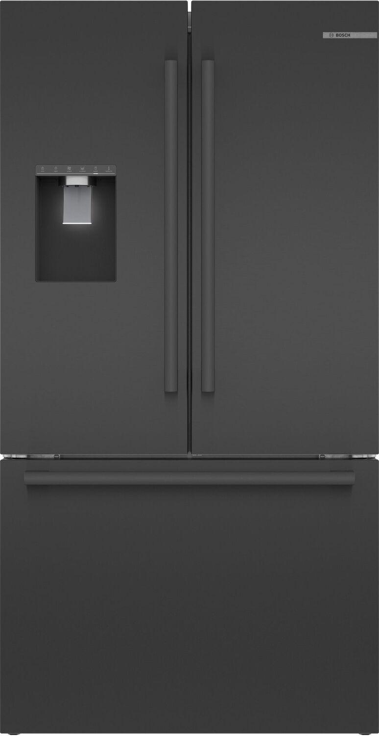 Bosch B36CD50SNB 500 Series French Door Bottom Mount Refrigerator 36" Black Stainless Steel, Total No Frost