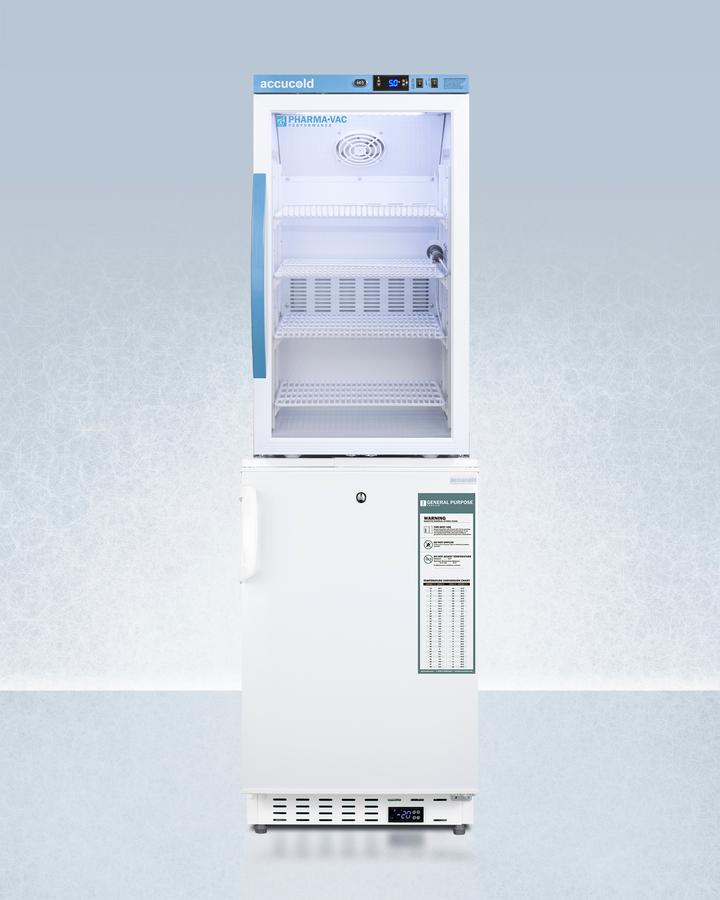 Summit ARG3PVADA305AFSTACK 20" Wide Vaccine Refrigerator/freezer Combination