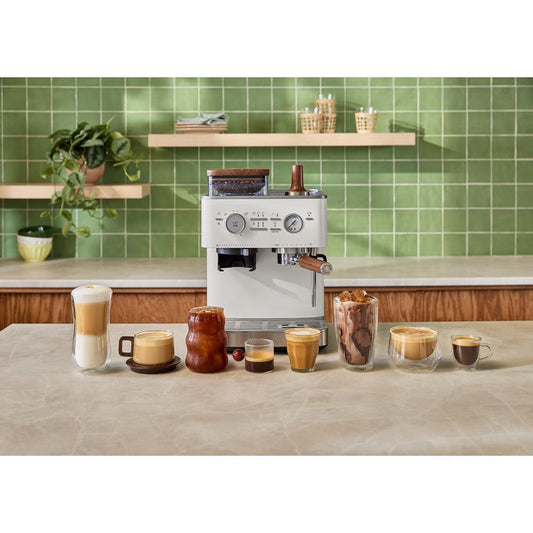Kitchenaid KES6551JP Semi Automatic Espresso Machine with Burr Grinder