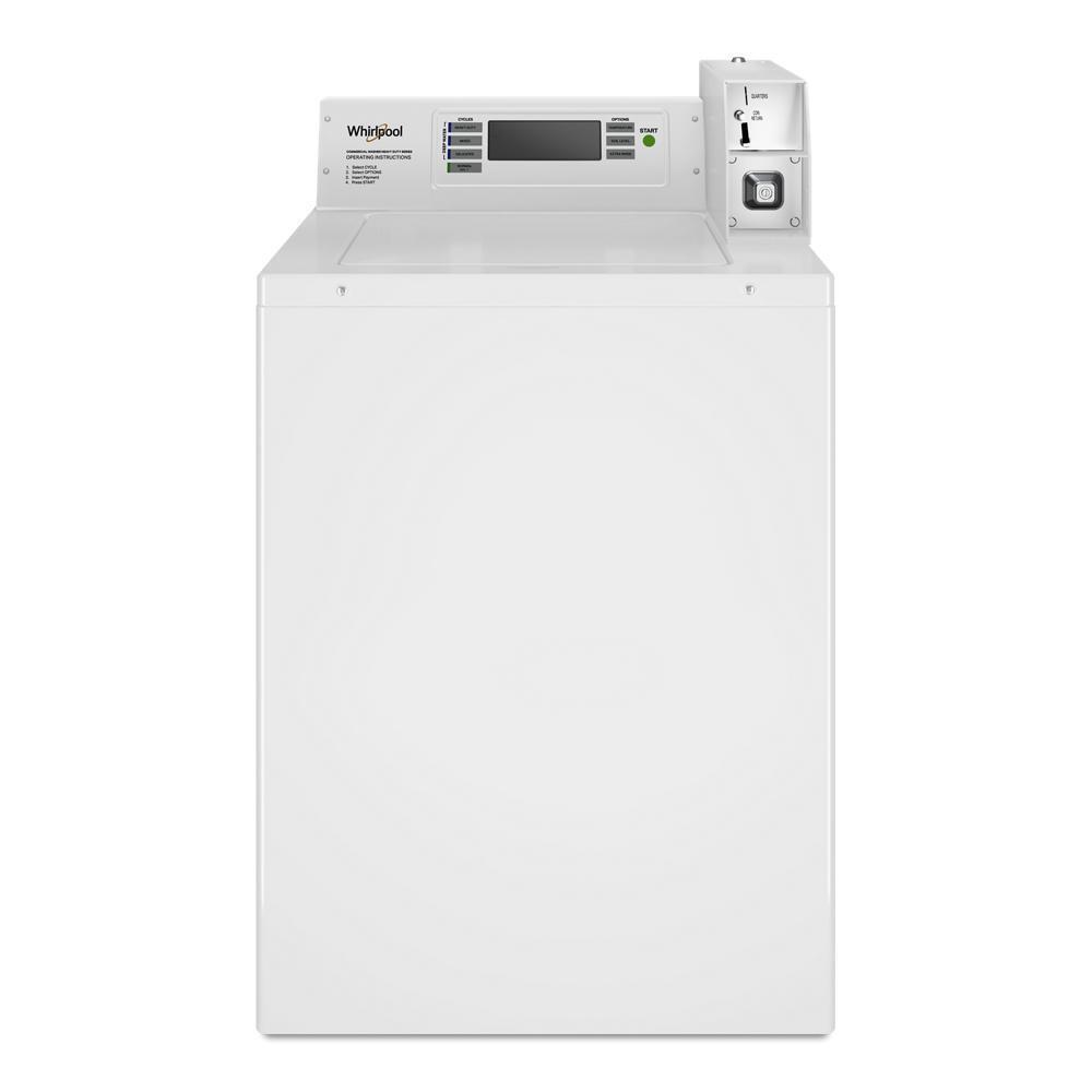 Whirlpool CAE2779JQ Commercial Top-Load Washer with Factory-Installed Coin Drop and Coin Box