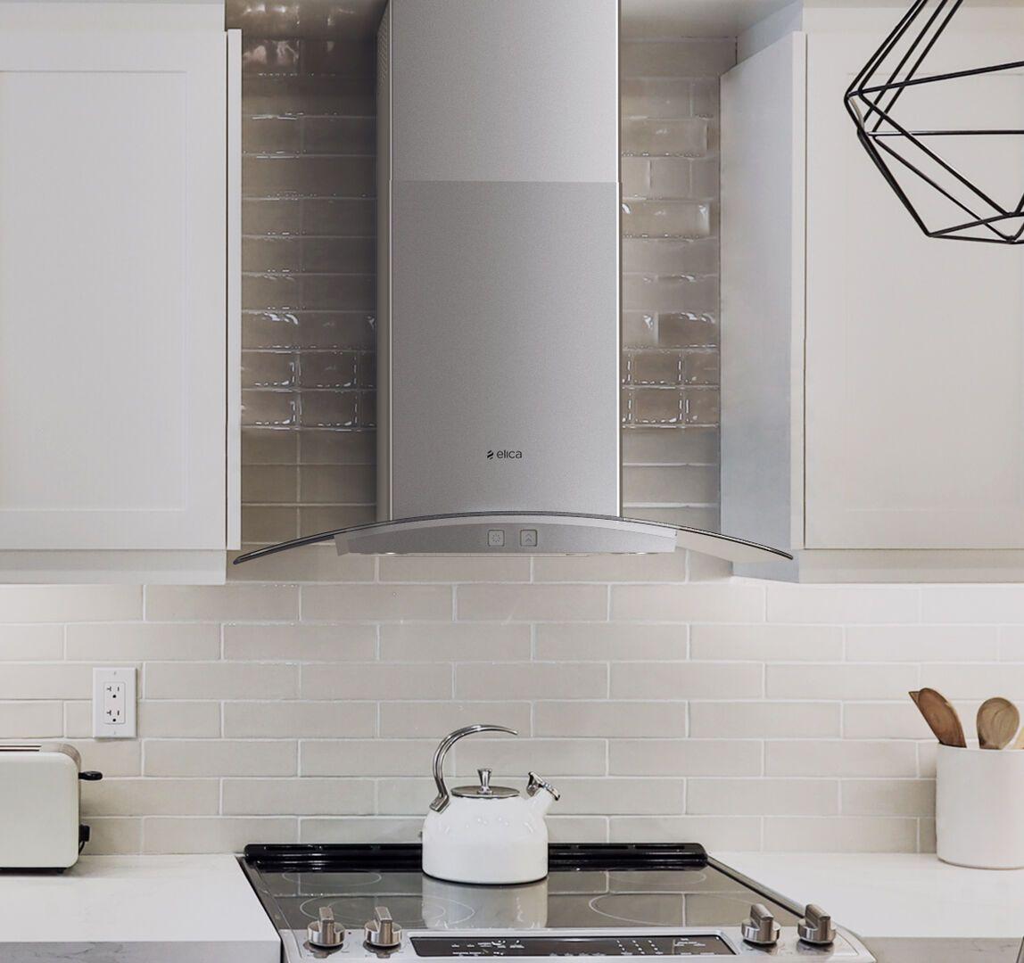 Elica EPT436S3 POTENZA Wall Mount Range Hood 36" wide - 400CFM