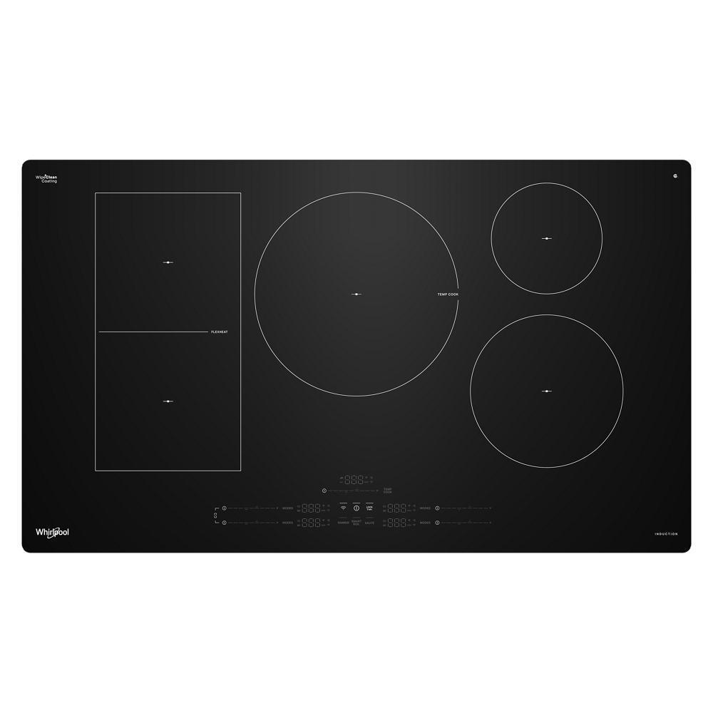 Whirlpool WCIT7536SB 36" Intelligent Induction Cooktop with Temp Cook™ Technology and WipeClean™ Coating