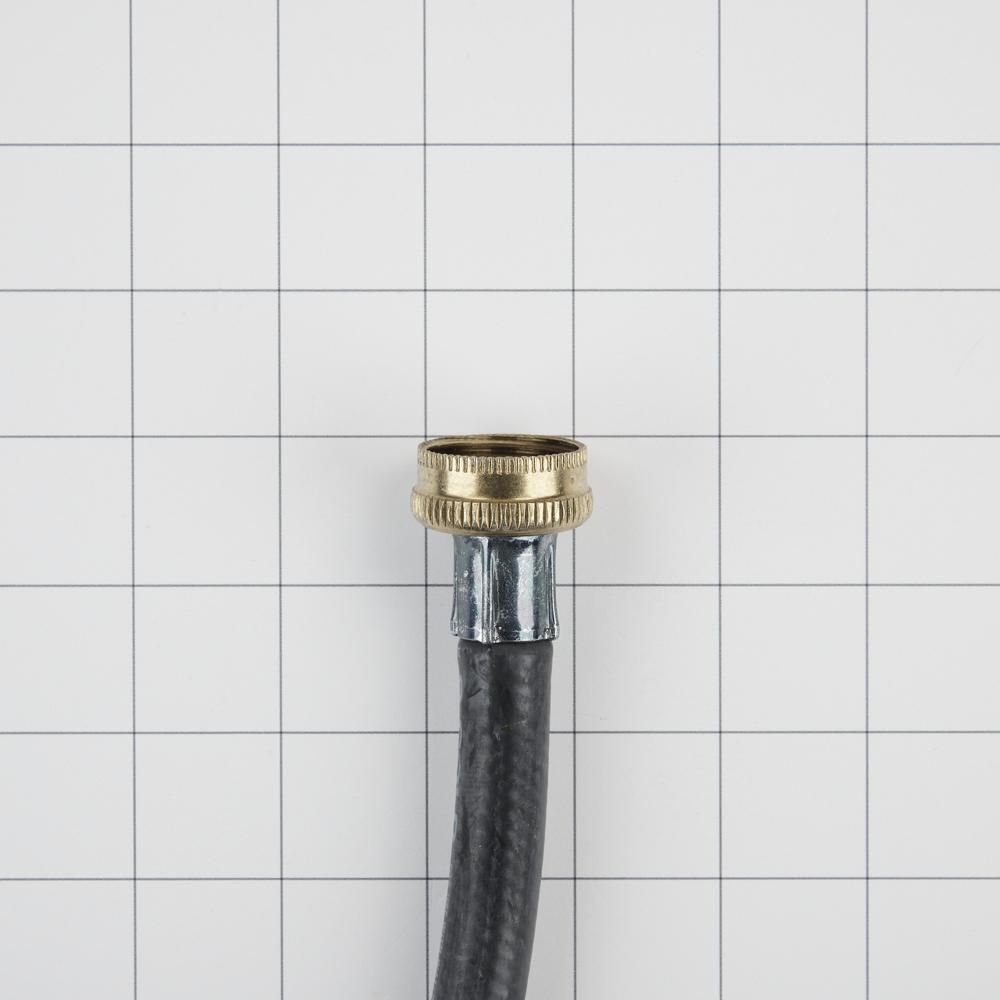 Kitchenaid W11085908 6' Black braided washer fill hoses - 2 pack
