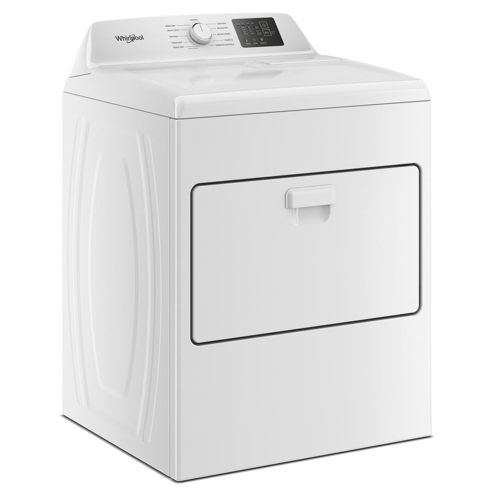 Whirlpool WED4307SW 7.0 cu. ft. Electric Dryer with AutoSensing and Wrinkle Shield™ option - Vented Top Load Matching