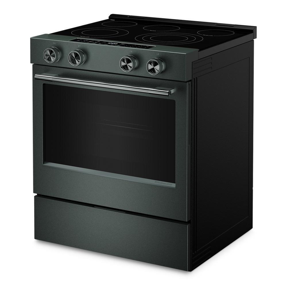 Kitchenaid KSES530SJP 5.3 Cu. Ft. Smart Slide-in Electric Range with Two Even-Heat™ Hyper Elements and Convection Cooking Modes
