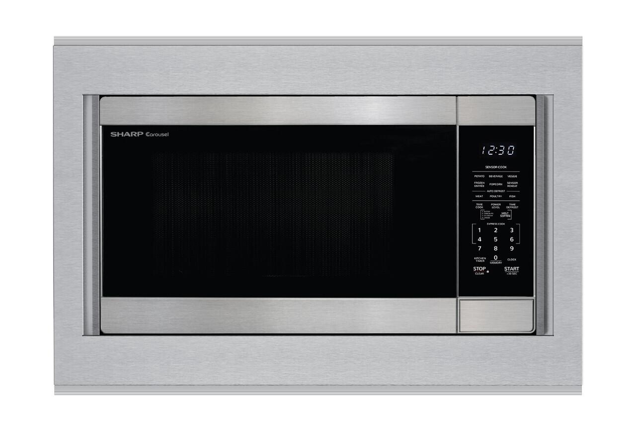 SKM427F9HS Sharp 27 in. Built-In Microwave Trim Kit