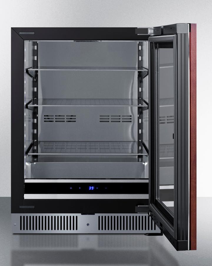 Summit SDHG2443PNRLHD 24" Wide Built-in Beverage Center (panel Not Included)