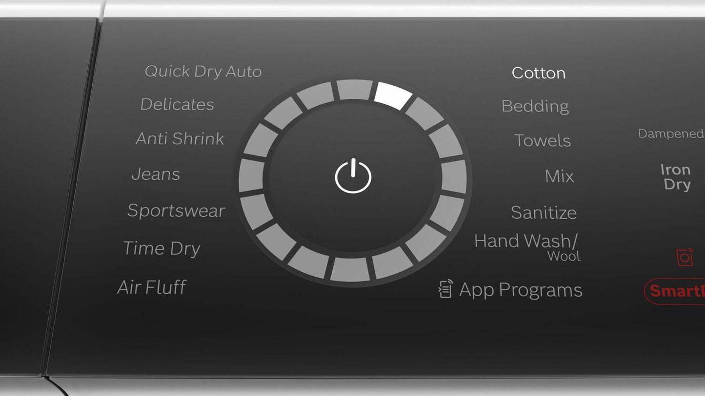 Bosch WQB245B0UC 500 Series, heat pump dryer, White