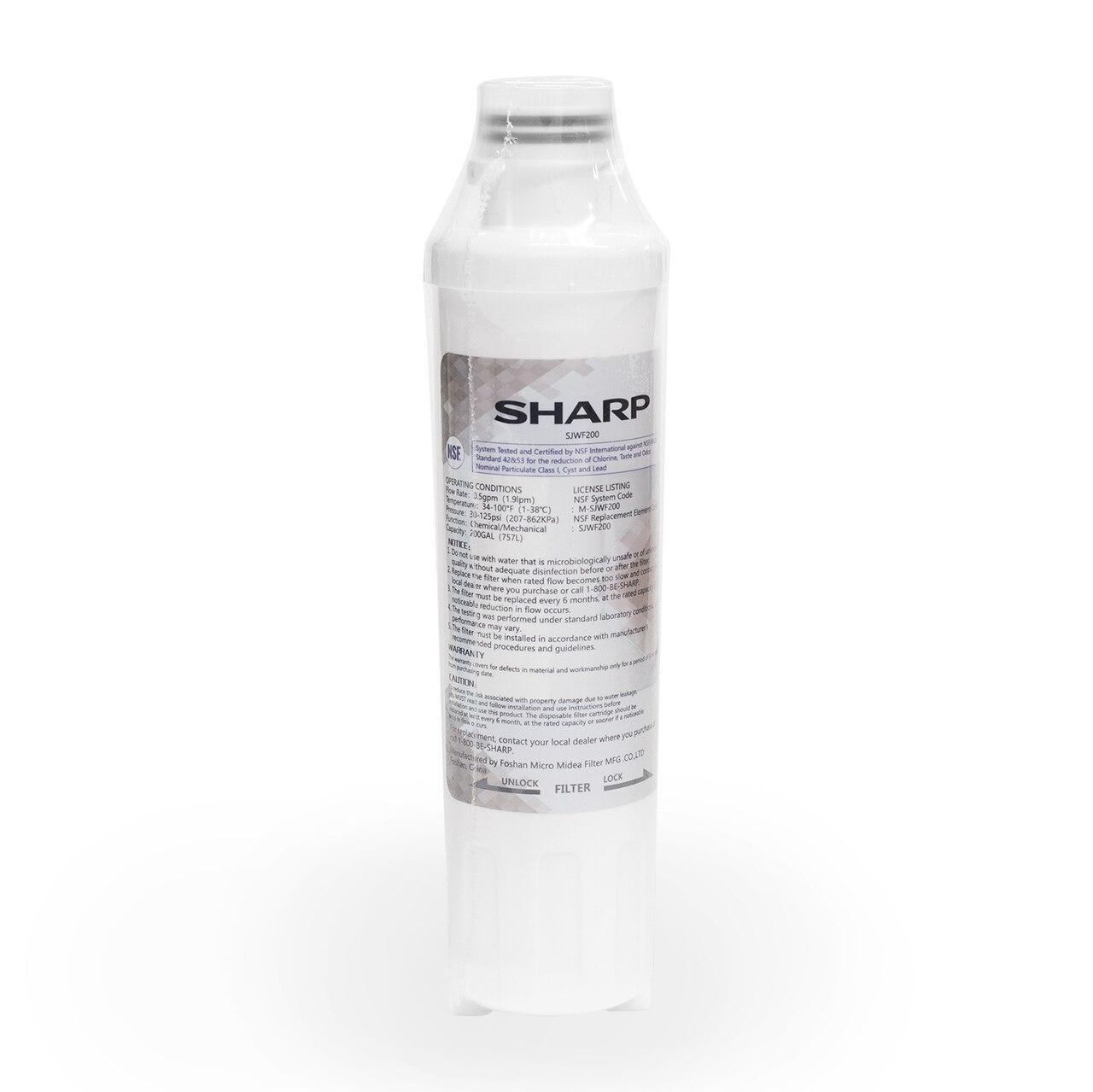Sharp SJWF200 Replacement Water Filter for Sharp SJG2254FS Refrigerator