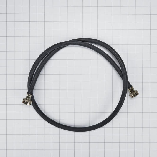 Kitchenaid 89503BU 5' Black Rubber Washer Fill Hoses rated 1000 PSI with 2 female connections - 24 Pack
