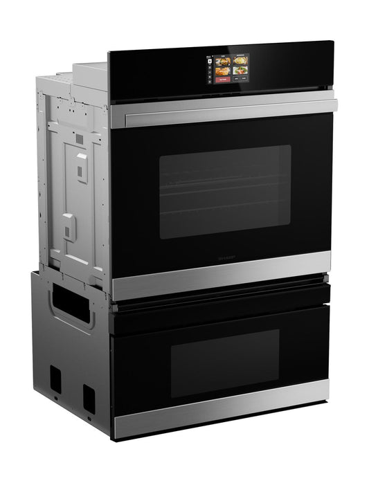 Sharp SWB3085HS 30 in. Smart Convection Wall Oven with Microwave Drawer Oven