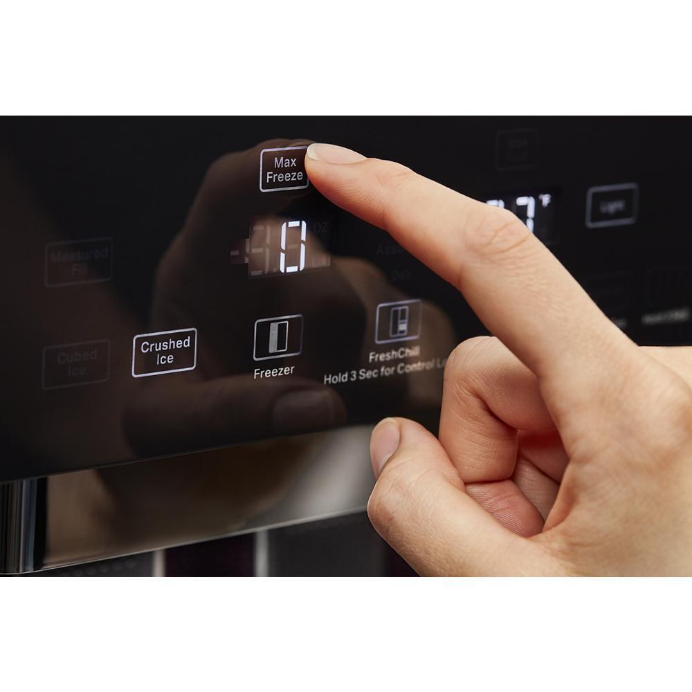 Kitchenaid KBSN708MBS 30 Cu. Ft. 48" Built-In Side-by-Side Refrigerator with PrintShield™ Finish