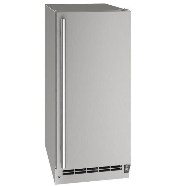 U-Line Ocl115 / Ocp115 15" Clear Ice Machine With Stainless Solid Finish, Yes (115 V/60 Hz Volts /60 Hz Hz)