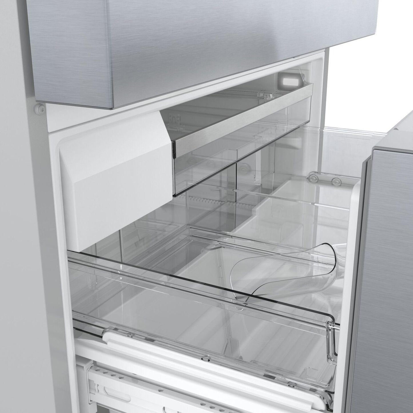 Bosch B36CL80ENS 800 Series, French Door Bottom freezer, multi door, 36'', Brushed steel (with anti-fingerprint)