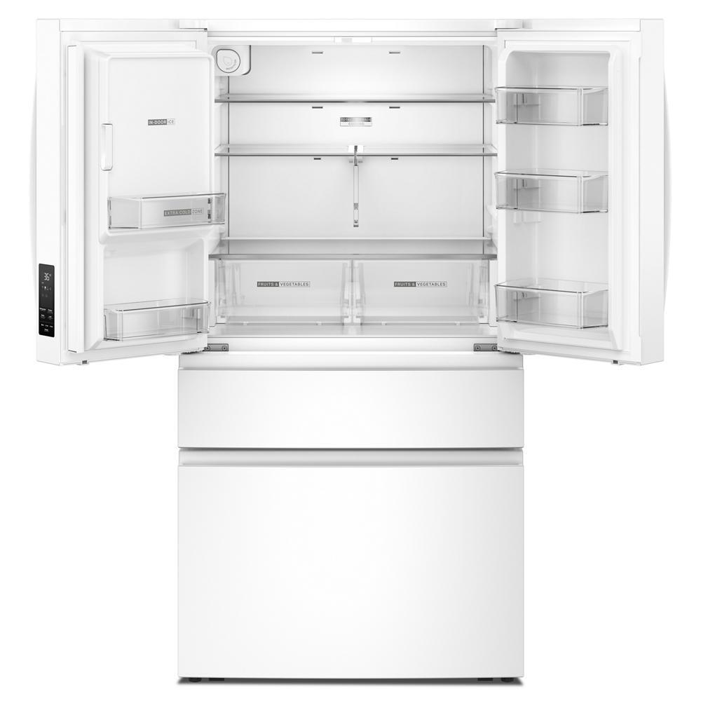 WRMF3636SW Whirlpool® 29 Cu. Ft. Family-Sized Capacity French door refrigerator with Flexible Temperature Drawer