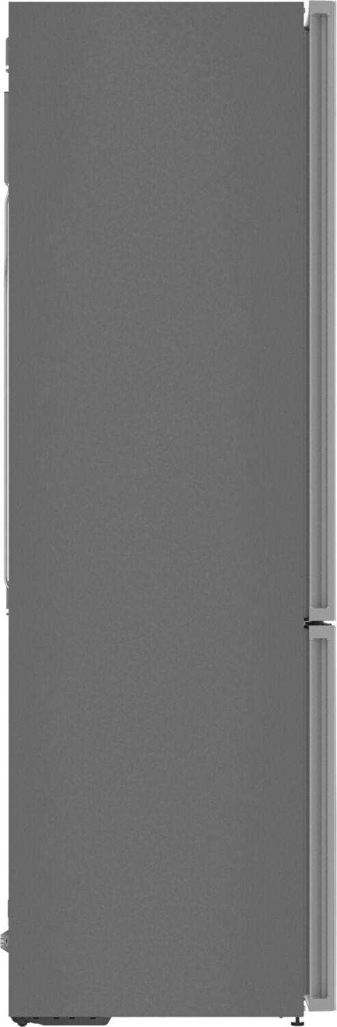 Bosch B24CB80ESW 800 Series, free-standing fridge-freezer with freezer at bottom, glass door, 24'', White, Total No Frost