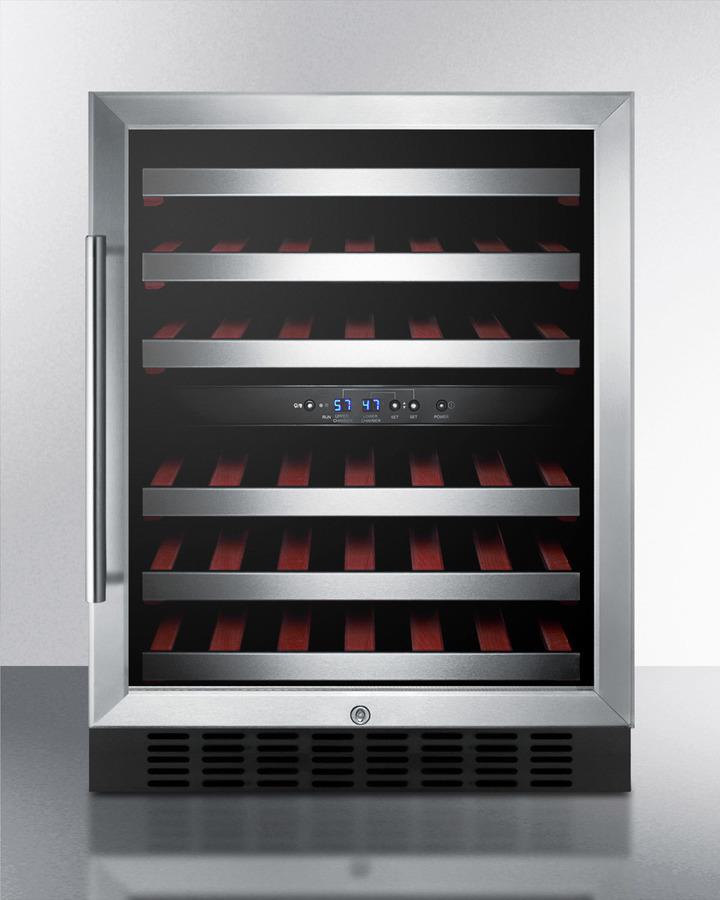 Summit SWC530BLBIST 24" Wide Built-in Wine Cellar