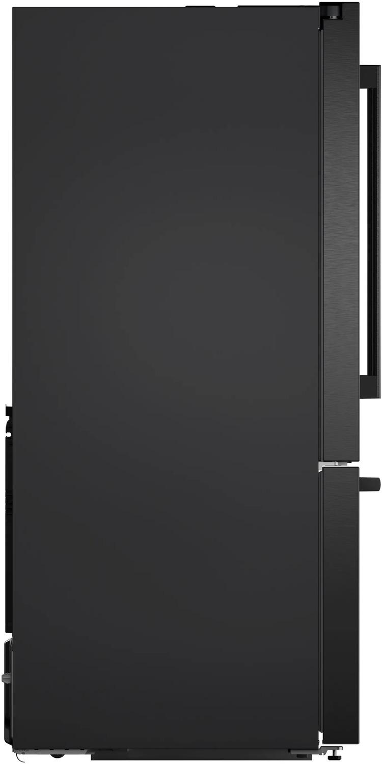 Bosch B36FD52SNB 500 Series, French Door Bottom freezer, multi door, 36'', Black inox-antifingerprint, Total No Frost