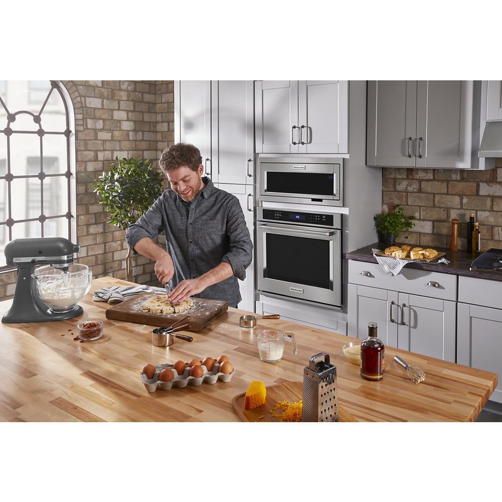 Whirlpool W11451314 Built-In Low Profile Microwave Slim Trim Kit with Pocket Handle, Stainless Steel, fits cut-out height 12"