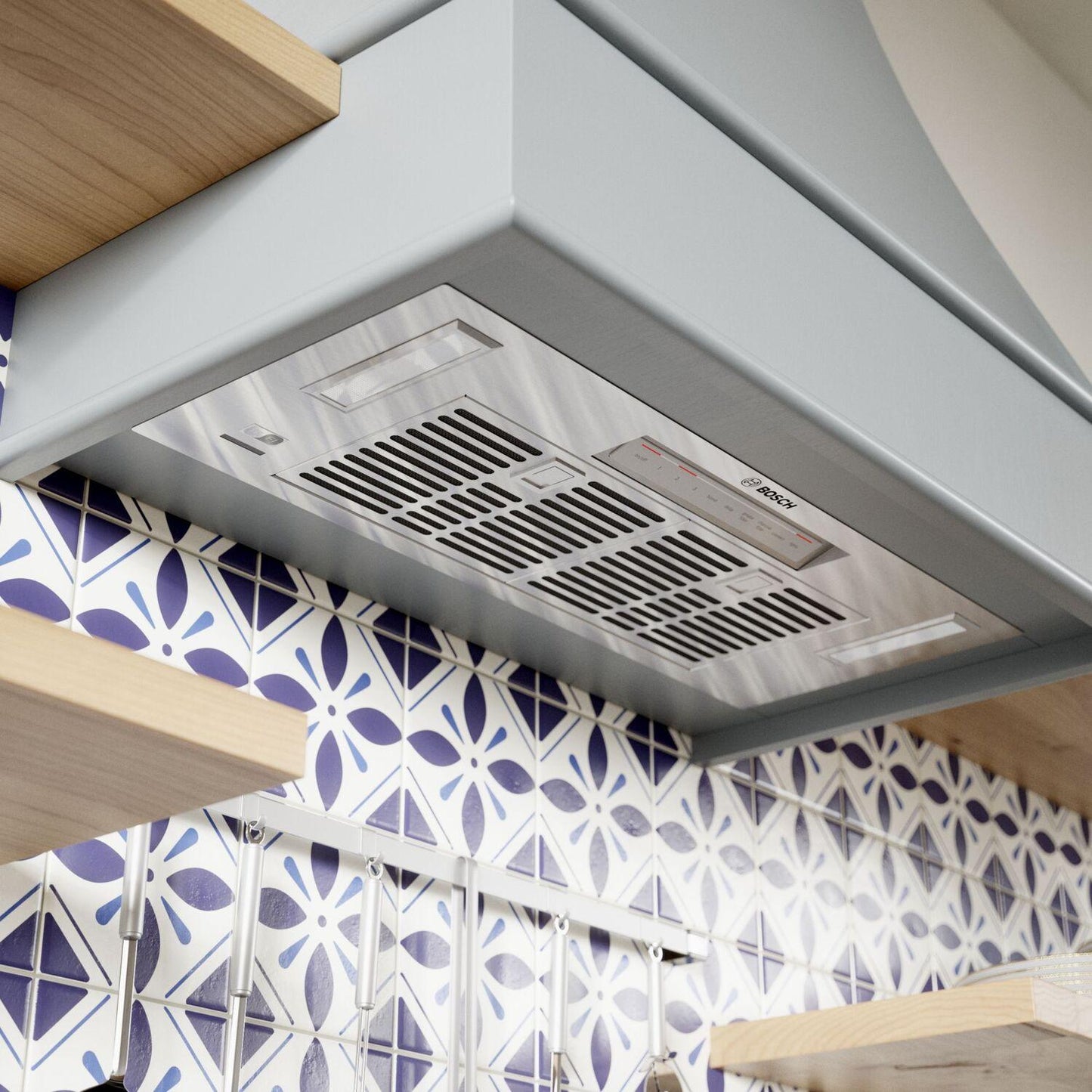 Bosch HUI30253UC 300 Series, canopy cooker hood, Stainless steel