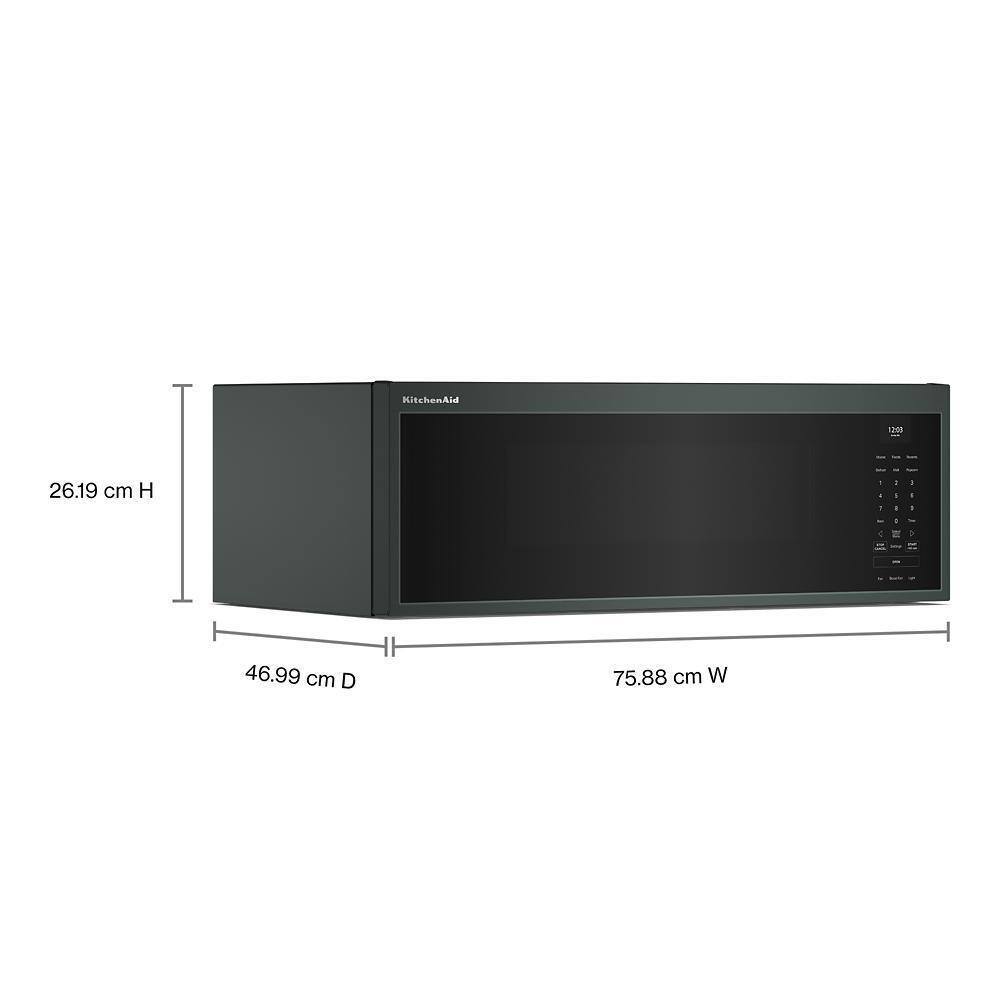 Kitchenaid KMML550RJP Smart Low Profile Microwave Hood Combination with Dual Fan Ventilation