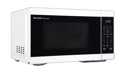 Sharp SMC1161HW 1.1 cu. ft. White Countertop Microwave Oven