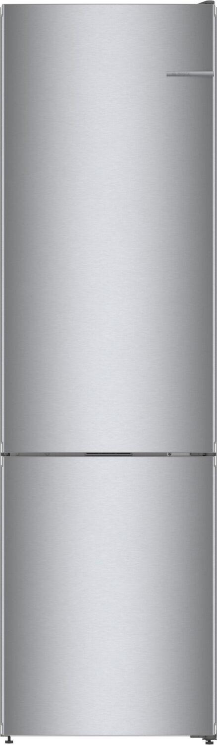 Bosch B24CB80ESS 800 Series, free-standing fridge-freezer with freezer at bottom, 24'', Brushed steel (with anti-fingerprint), Total No Frost