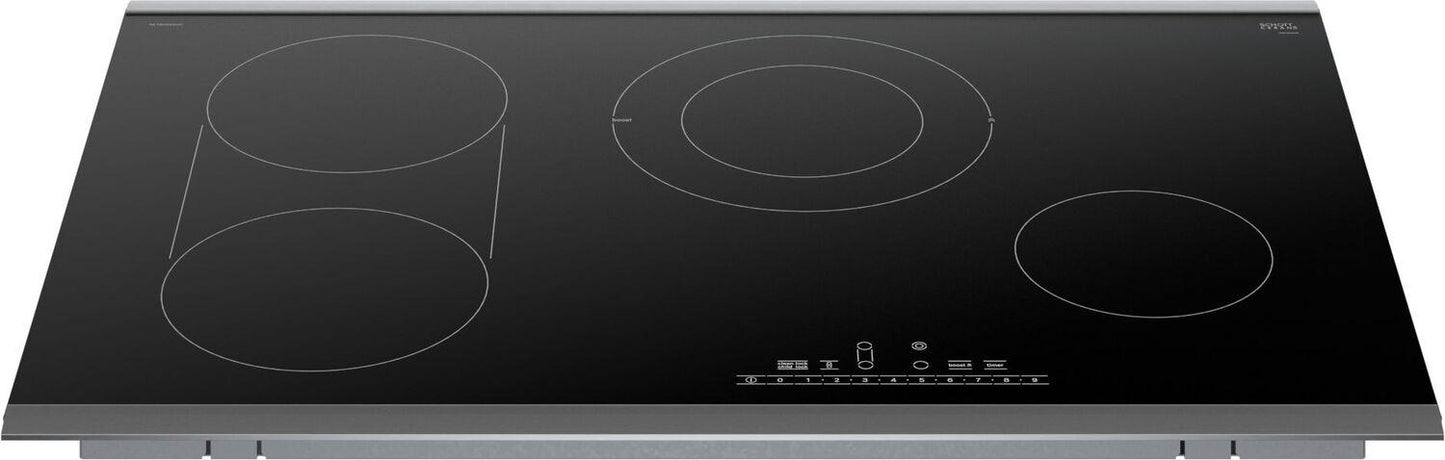 Bosch NET8069SUC 800 Series Electric Cooktop 30" Black, surface mount with frame