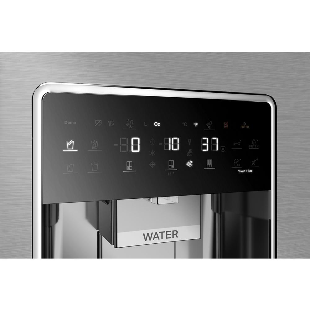 Whirlpool WRQC7836RZ 36-Inch Counter Depth 4 Door Refrigerator with Ice Maker in Door