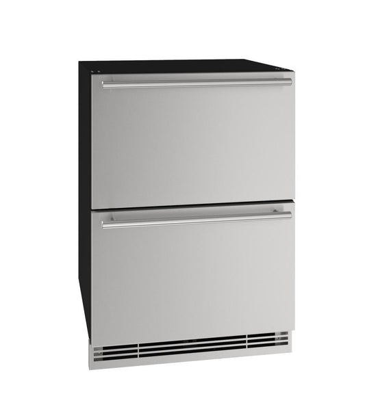 U-Line UHDR124SS61A Hdr124 24" Refrigerator Drawers With Stainless Solid Finish (115 V/60 Hz)