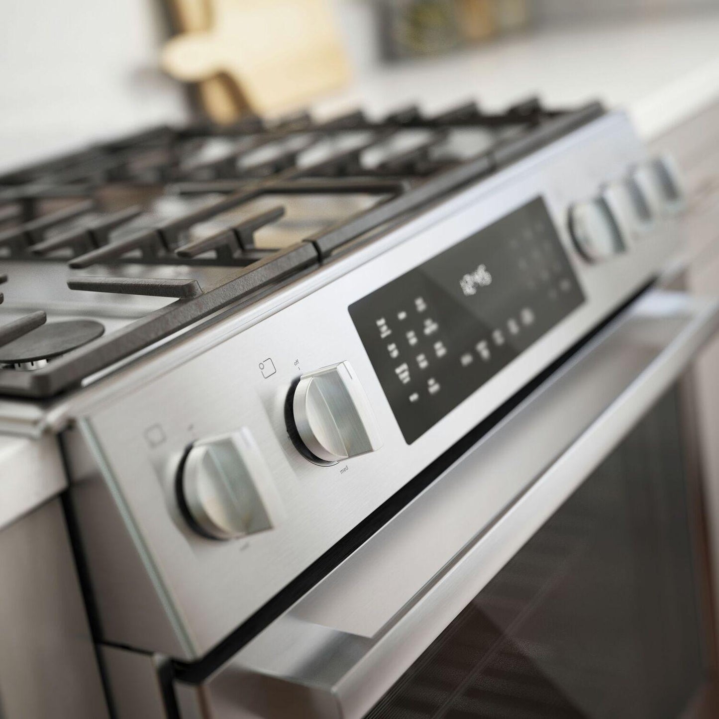 Bosch HDI8056U 800 Series, Dual fuel slide-in range, 30'', Stainless steel