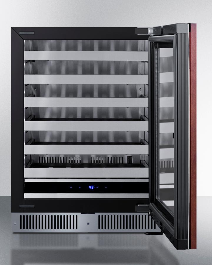 Summit SDHW2442PNR 24" Wide Built-in Wine Cellar (panel Not Included)