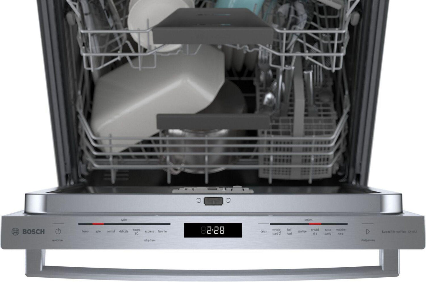 Bosch 800 Series Dishwasher 24" Stainless steel