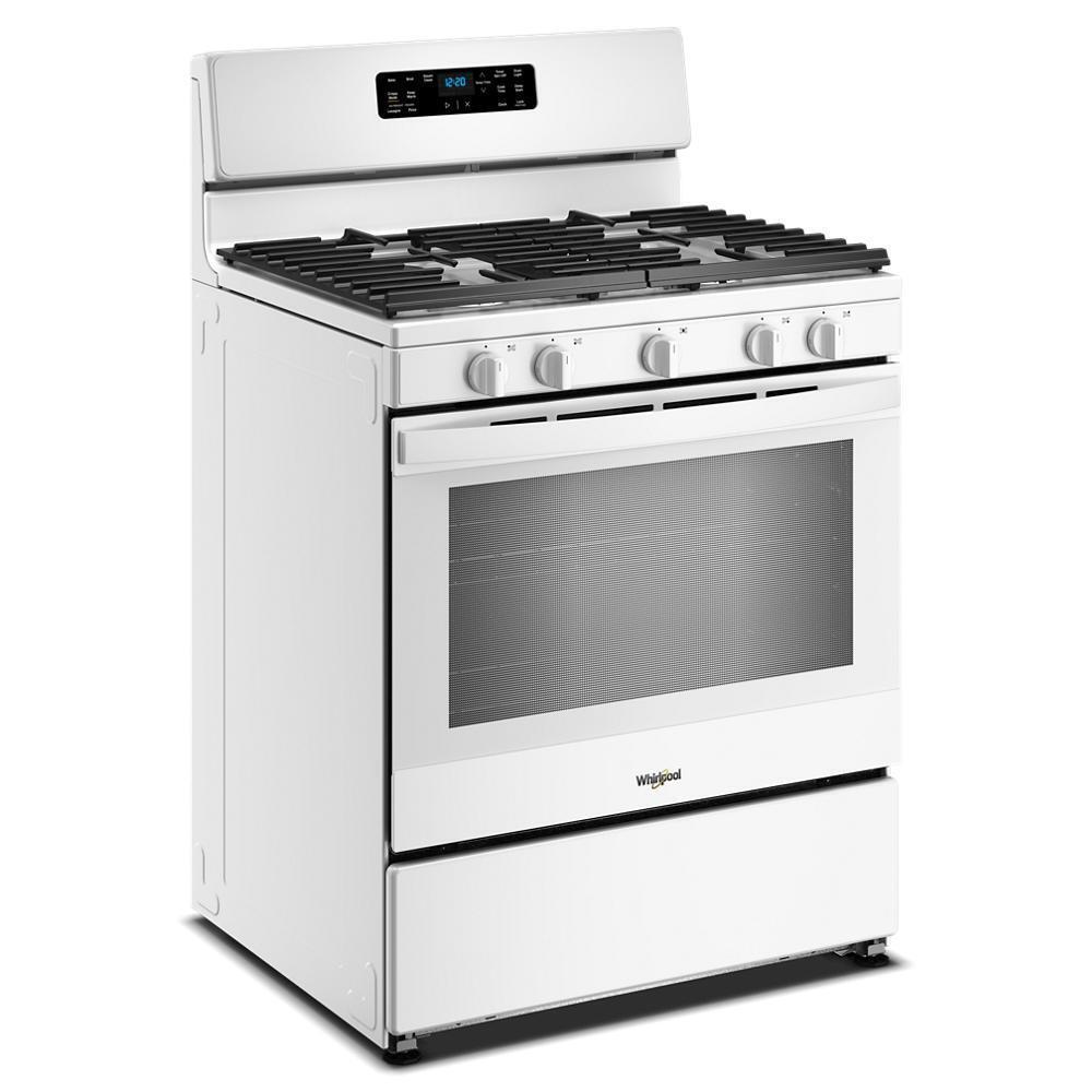 Whirlpool WFGS3330RW 30-inch Gas Range with Crispy Mode and Griddle Zone