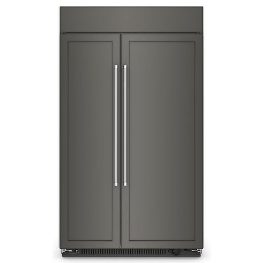 Kitchenaid KBSN708MPA 30 Cu. Ft. 48"" Built-In Side-by-Side Refrigerator with Panel-Ready Doors