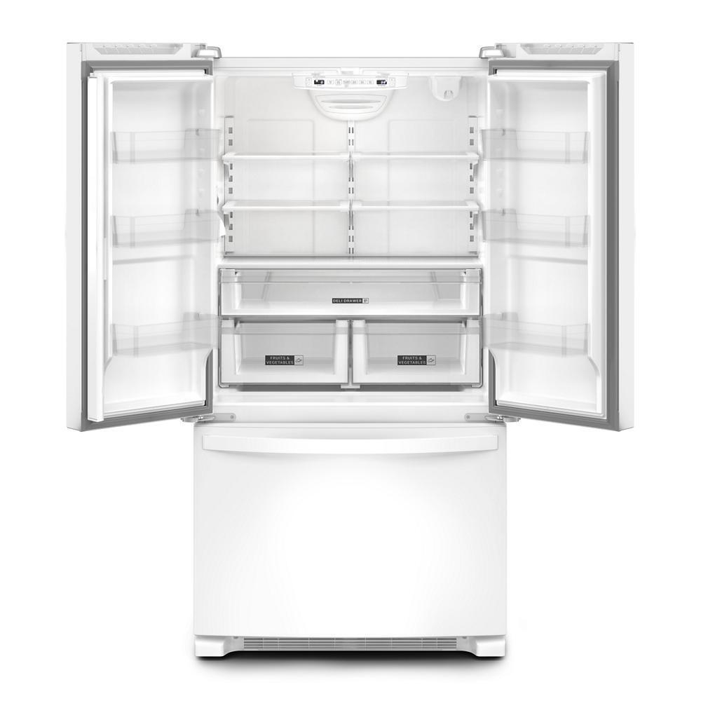 Whirlpool WRFC2036RW 36-Inch Wide Counter-Depth French Door Bottom Mount Refrigerator - 20 cu. ft.