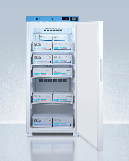 Summit ACR1011WNSF456 24" Wide Upright Medical Refrigerator, Certified To Nsf/ansi 456 Vaccine Storage Standard