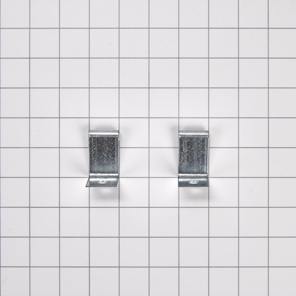 Maytag 4378968 Dishwasher Floor Mounting Kit with 2 metal mounting brackets, fits standard tub models
