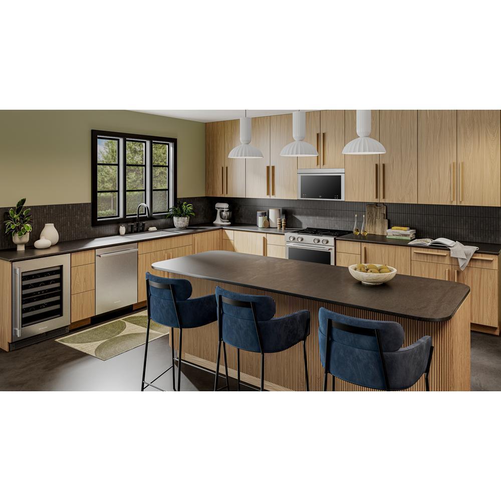 Kitchenaid KUWR324SSB 24" Undercounter Wine Cellar with Full-Extension Metal-Front Racks