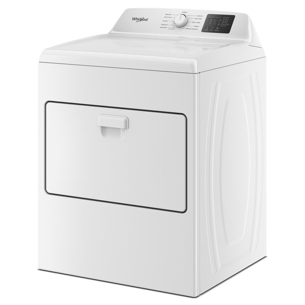 Whirlpool WED4307SW 7.0 cu. ft. Electric Dryer with AutoSensing and Wrinkle Shield™ option - Vented Top Load Matching