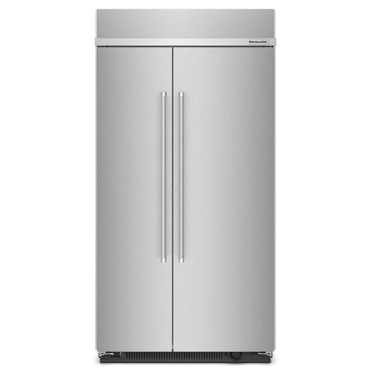 Kitchenaid KBSN702MPS 25.5 Cu Ft. 42" Built-In Side-by-Side Refrigerator with PrintShield™ Finish
