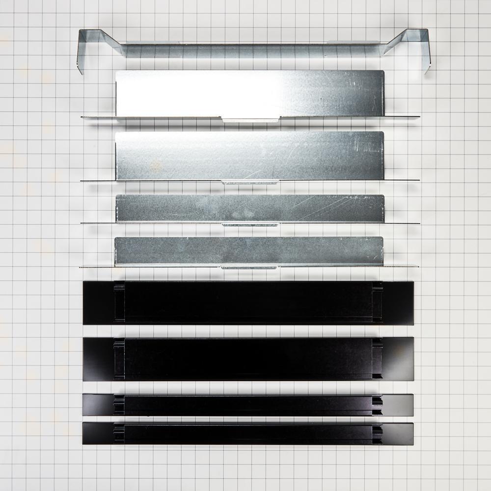 Kitchenaid W11312047 27" or 30" Built-In Single Oven Side Trim Cover Kit, Black/Noir