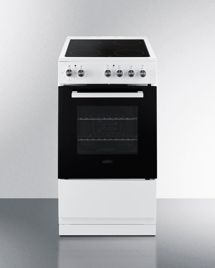 Summit REXT20W 20" Wide Electric Smooth-top Range