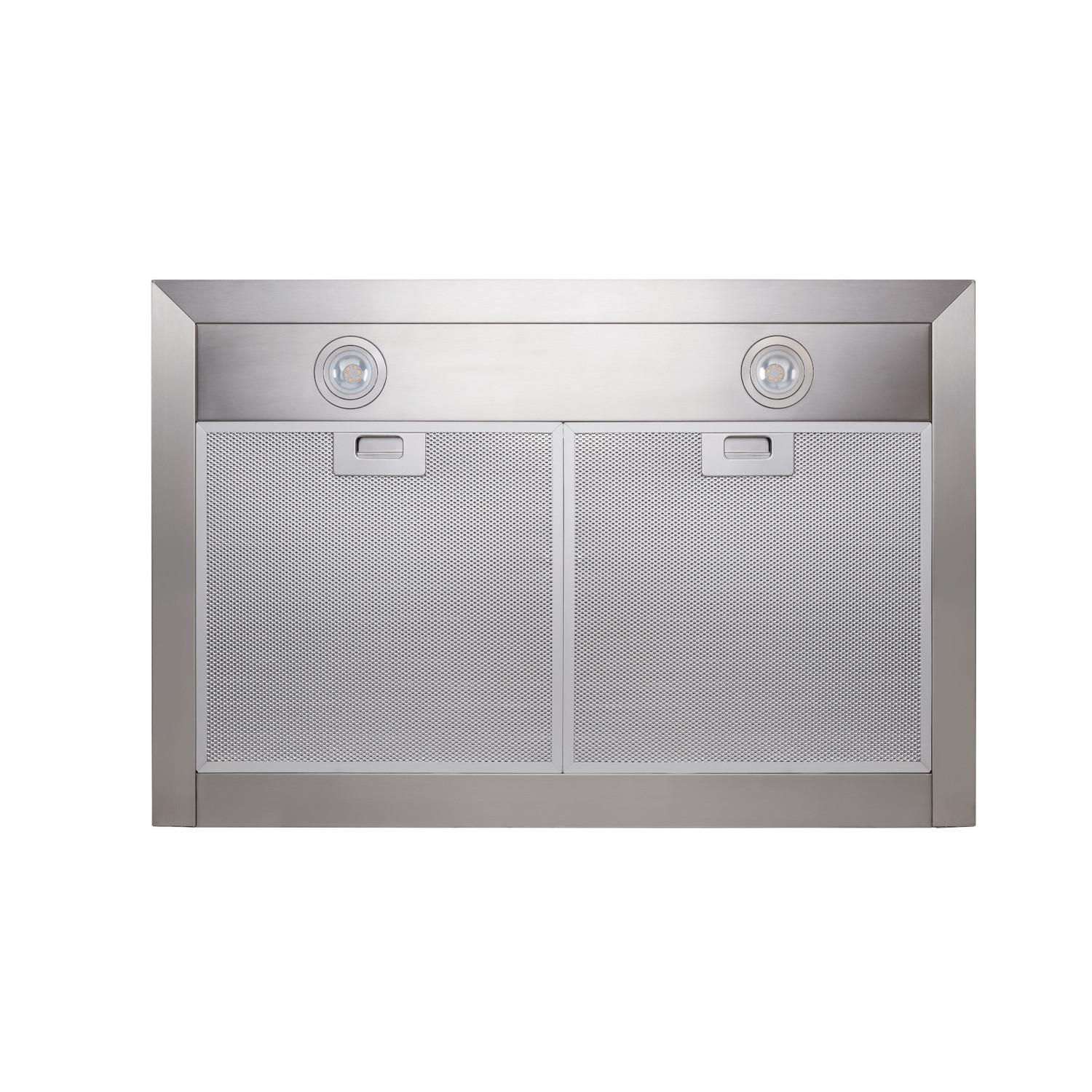 BW5030SSL Broan® 30-Inch Convertible European Style Wall-Mounted Chimney Range Hood, 380 MAX Blower CFM, Stainless Steel LED Light