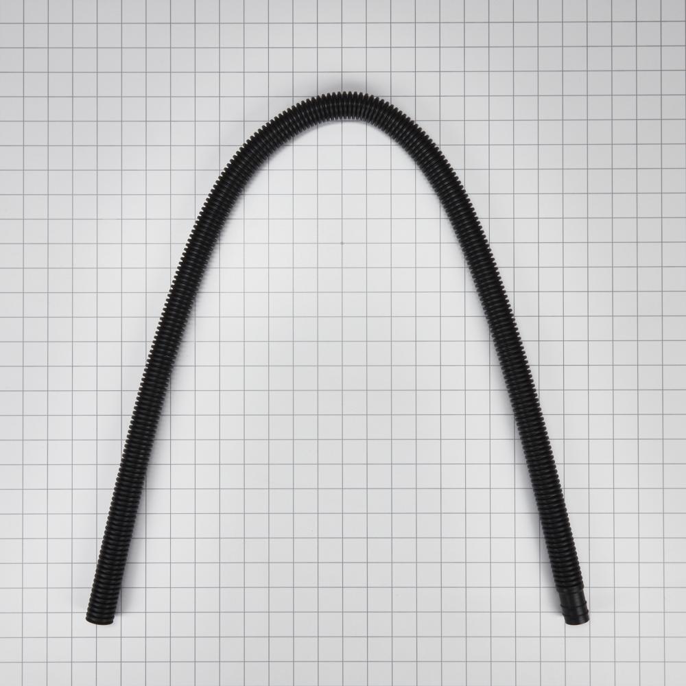 Maytag 8318155 4' Black flexible washer drain hose extension with molded end (fits Duet, Performance, Cabrio, Bravos) - 1 pack