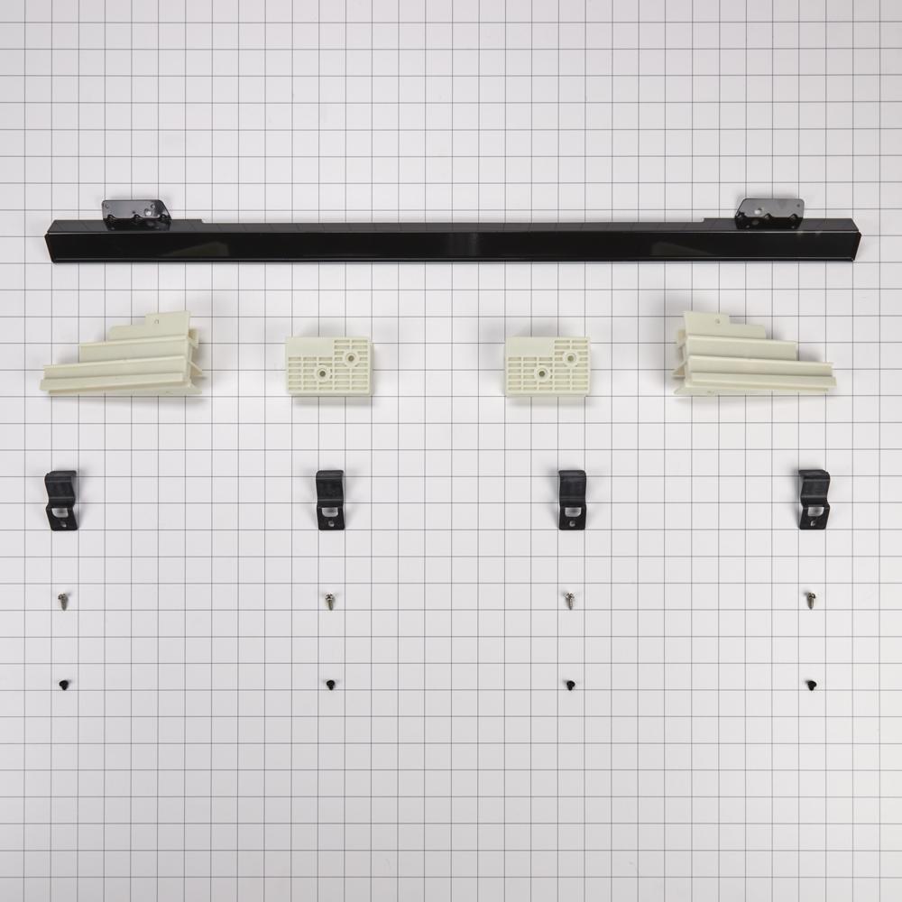 Kitchenaid W10837589 30" Built-In Range Flush Installation Trim Kit, Black, fits JMW3430DB