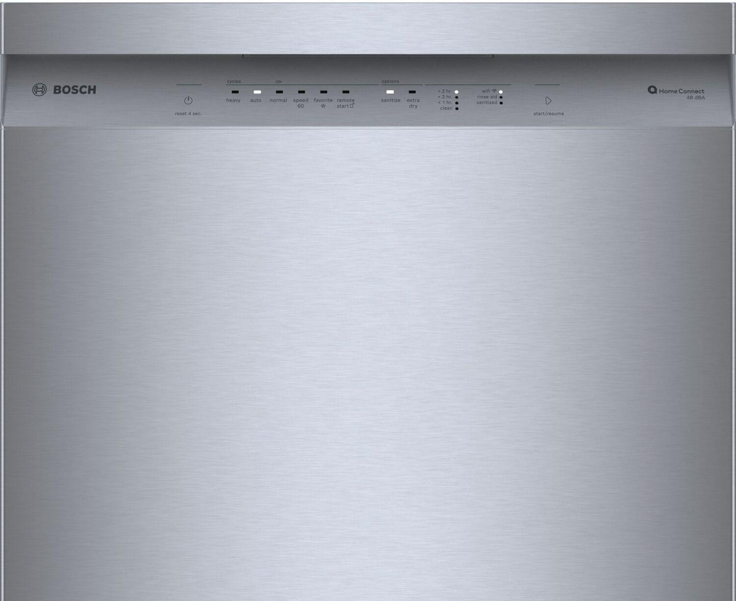 Bosch SHE41CM5N 100 Series, built-under dishwasher, 24'', Brushed steel anti-fingerprint