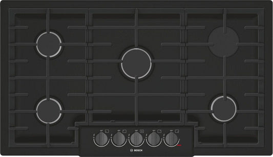 Bosch NGM8646UC 800 Series Gas Cooktop 36" Black